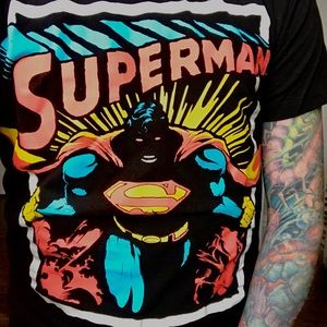 Rare Superman bright graphic t-shirt from Nords